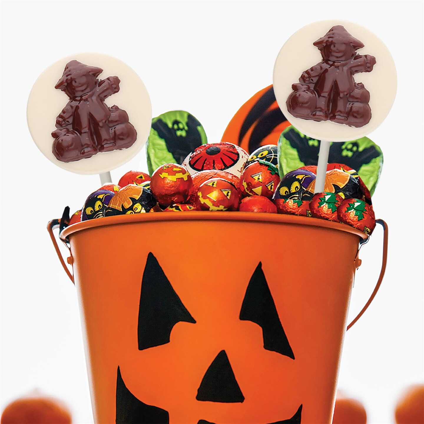 Chocolate Mold Scarecrow Lolly
