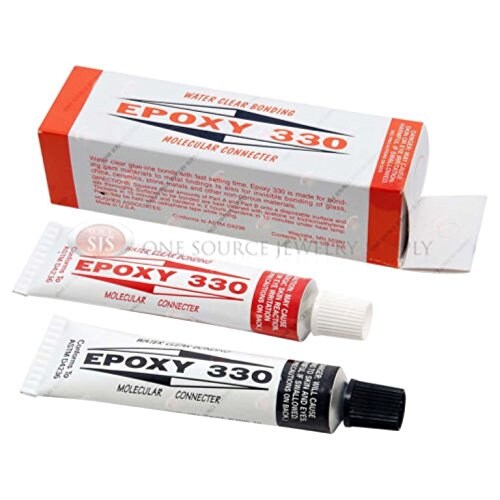 Epoxy 330 Adhesive Water Clear Bonding Glue Jewelry Repair Quick Setting Hobby