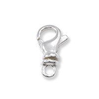 Swivel Lobster Clasp 12mm Sterling Silver (1-Pc)