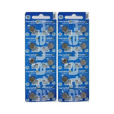Renata 20 394 Silver Oxide Electronic Zero Mercury Batteries