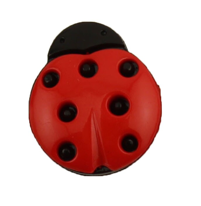 Buttons Galore and More Bulk Buttons - Ladybug - 100 Buttons