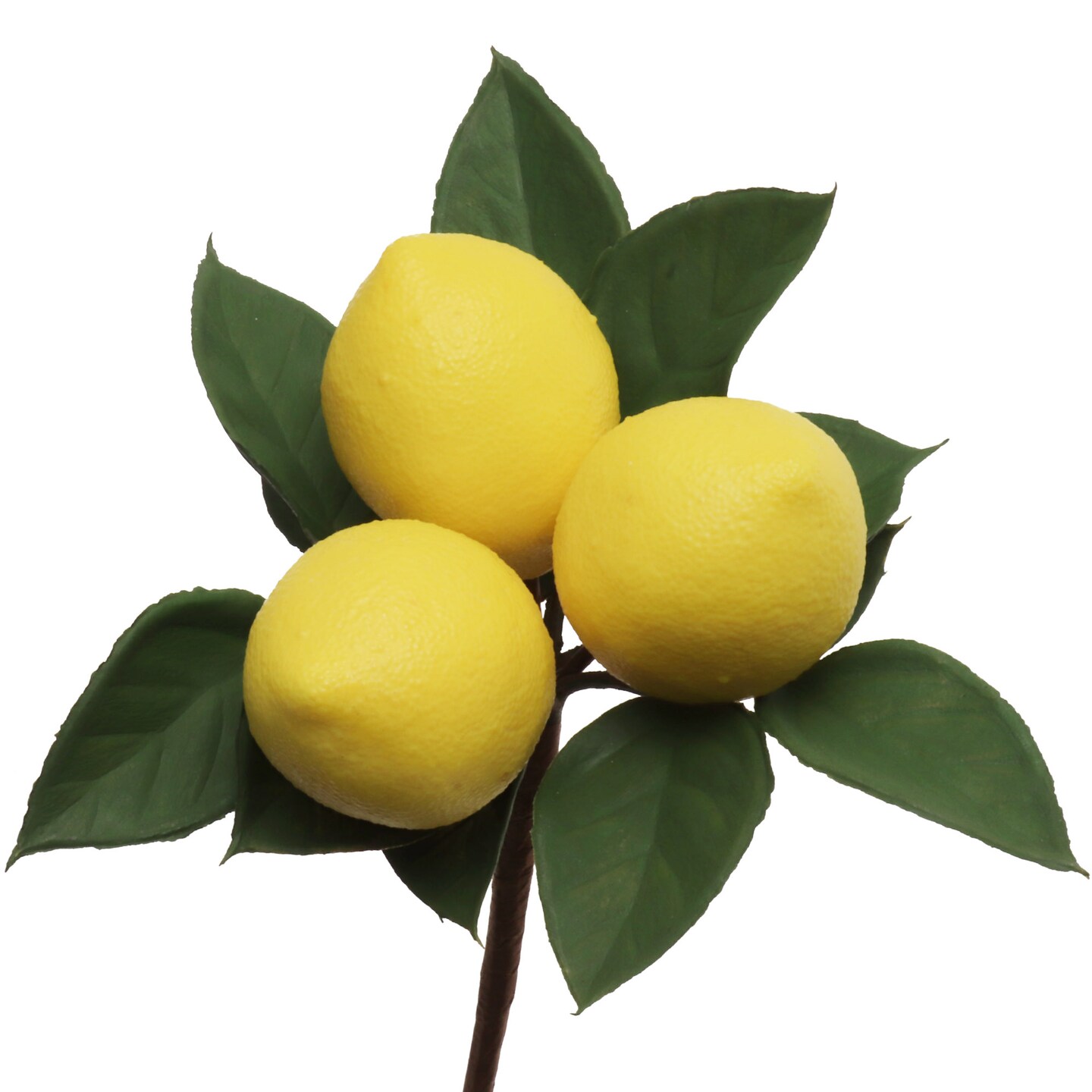 24 Sunny Yellow Lemon Picks - 8&#x22; - Lifelike Indoor Decor, Floral Home by Artificial Flowers