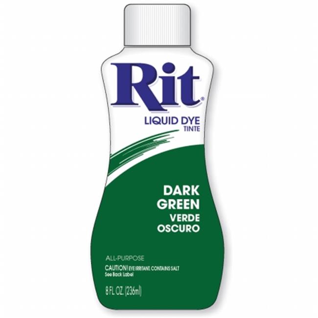 Rit Dye  Rit Dye Liquid 8 Ounces-Dark Green