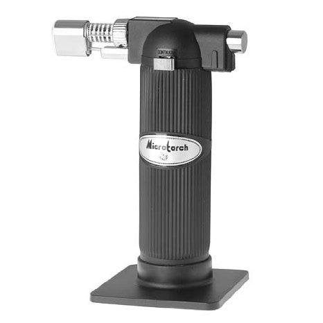 6" Tall Butane Torch Micro Flame 2450°F for Melting Metals Gold Silver Copper Brazing Soldering Jewelry Repair Tool