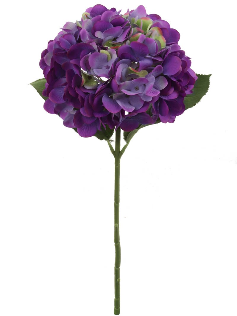 Luxurious 18-Inch Purple Hydrangea Stem Set of 12 - Exquisite 7-Inch Diameter - Ideal for Home Decor, Wedding Bouquets, and Special Occasion Floral Centerpieces