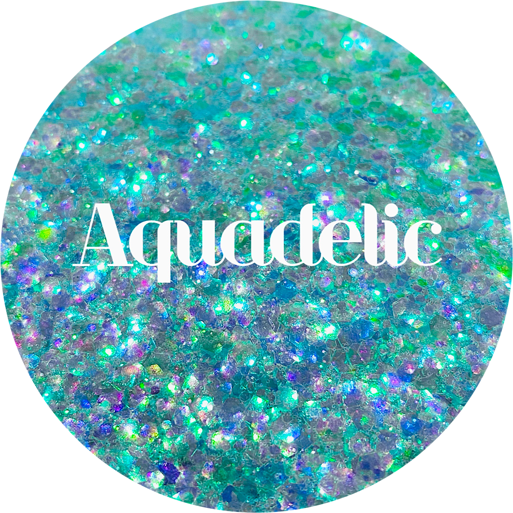 Polyester Glitter - Aquadelic by Glitter Heart Co.&#x2122;