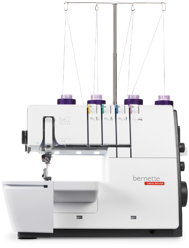 Bernette b62 AirLock Coverstitch Sewing Machine With Foot Kit Bundle