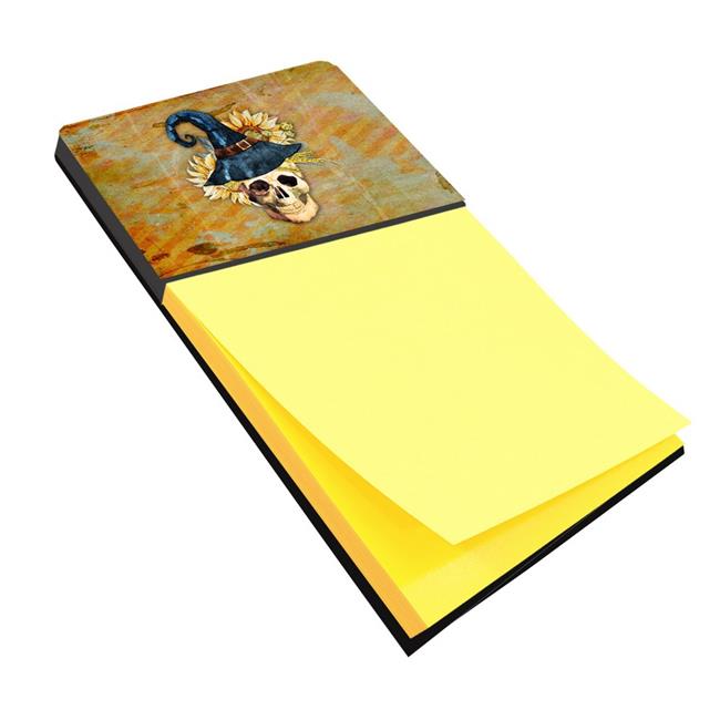 Carolines Treasures BB5126SN Day of the Dead Witch Skull Sticky Note Holder