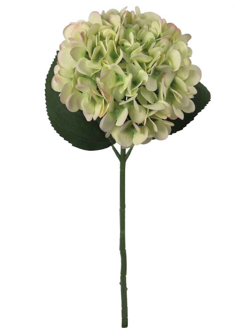 12-Pack: Green Hydrangea Stem with Lifelike Silk Foliage by Floral Home&#xAE;