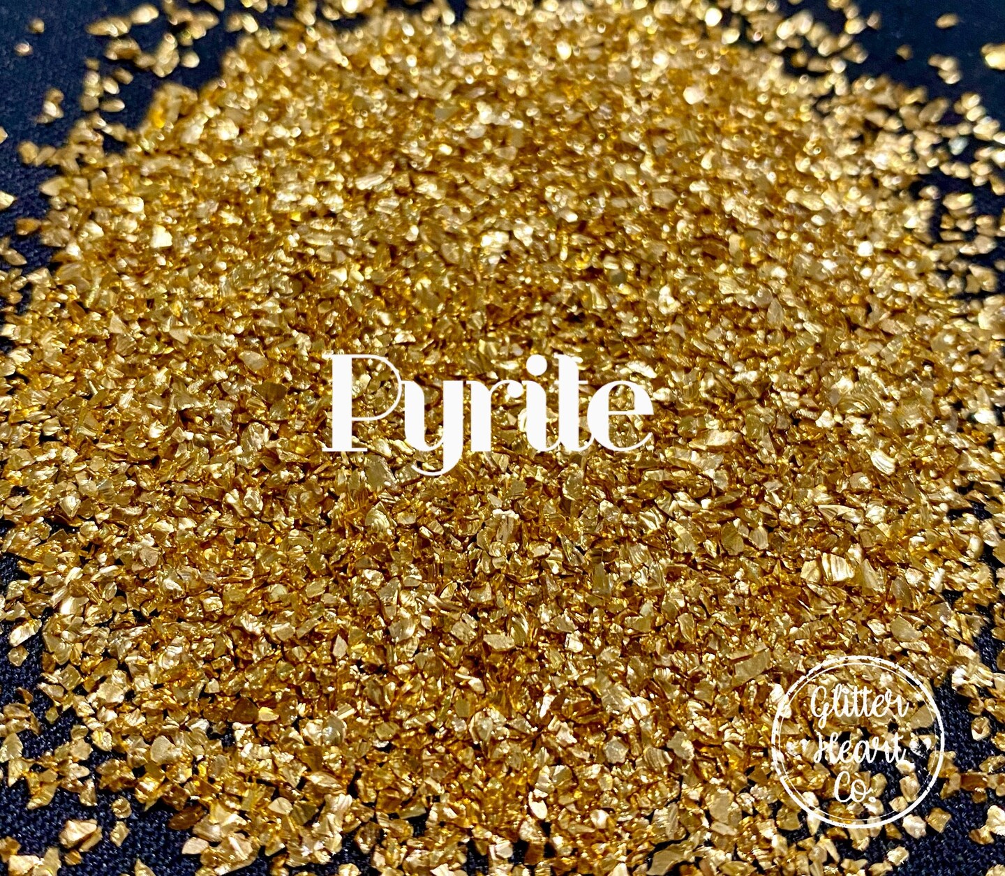 Polyester Glitter - Pyrite Glass Glitter by Glitter Heart Co.™
