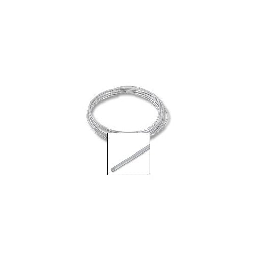 JewelrySupply Slerling Silver Round Wire 24 Gauge Dead Soft (Sold by The Foot)
