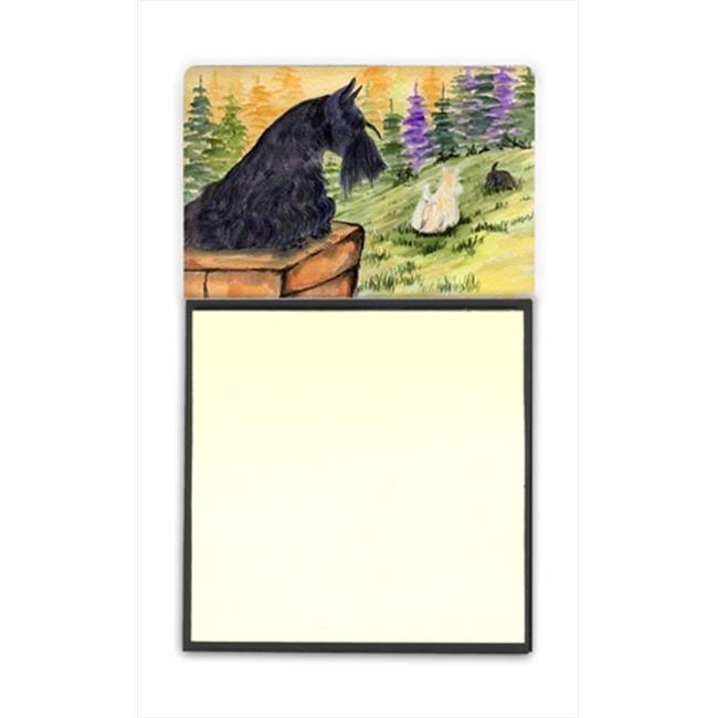 Carolines Treasures SS8634SN Scottish Terrier Refiillable Sticky Note Holder or Postit Note Dispenser