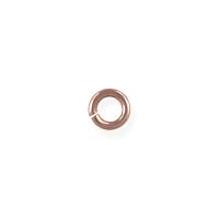 Twist &#x26; Lock Jump Ring 4mm Rose Gold Filled (Package of 2)