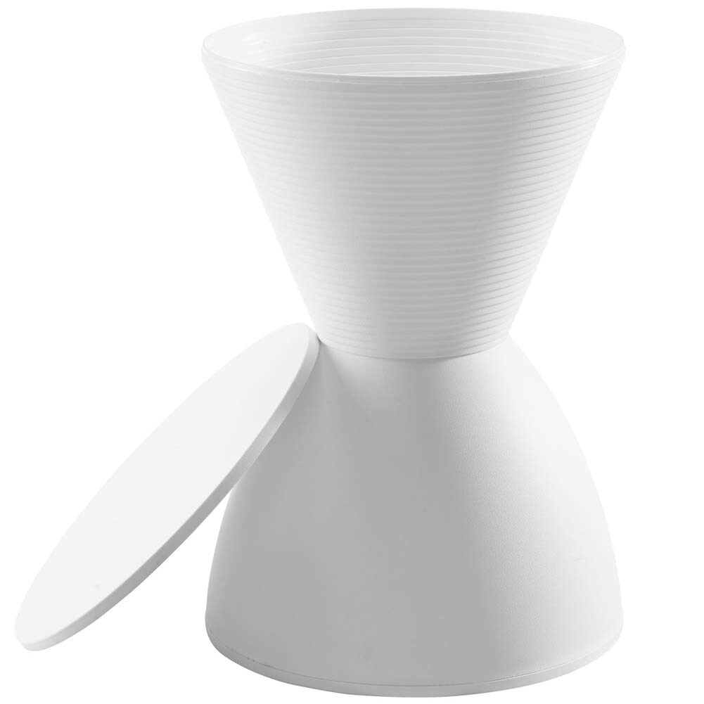 Modway White Haste Stool