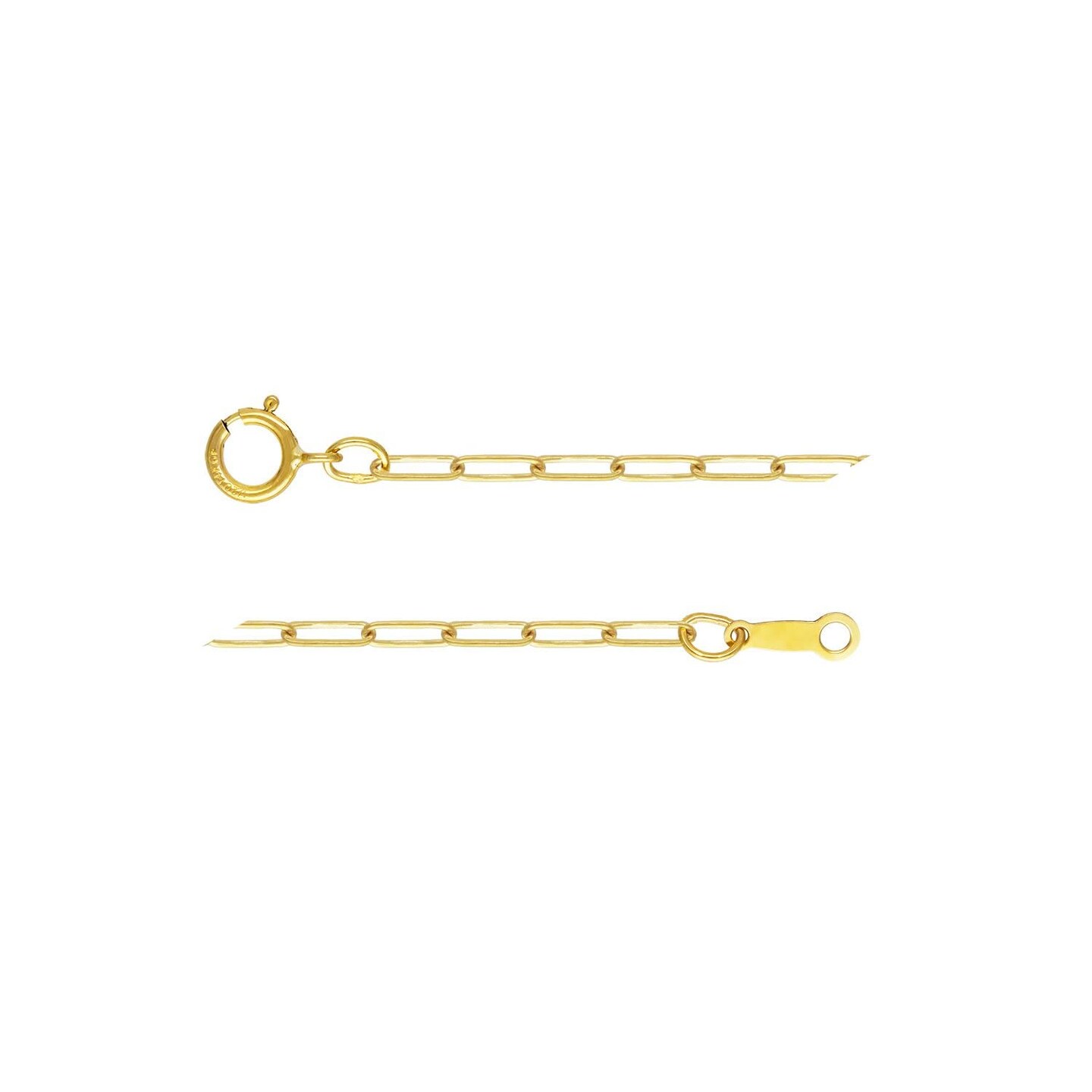 JewelrySupply Flat Paperclip Chain Gold Filled