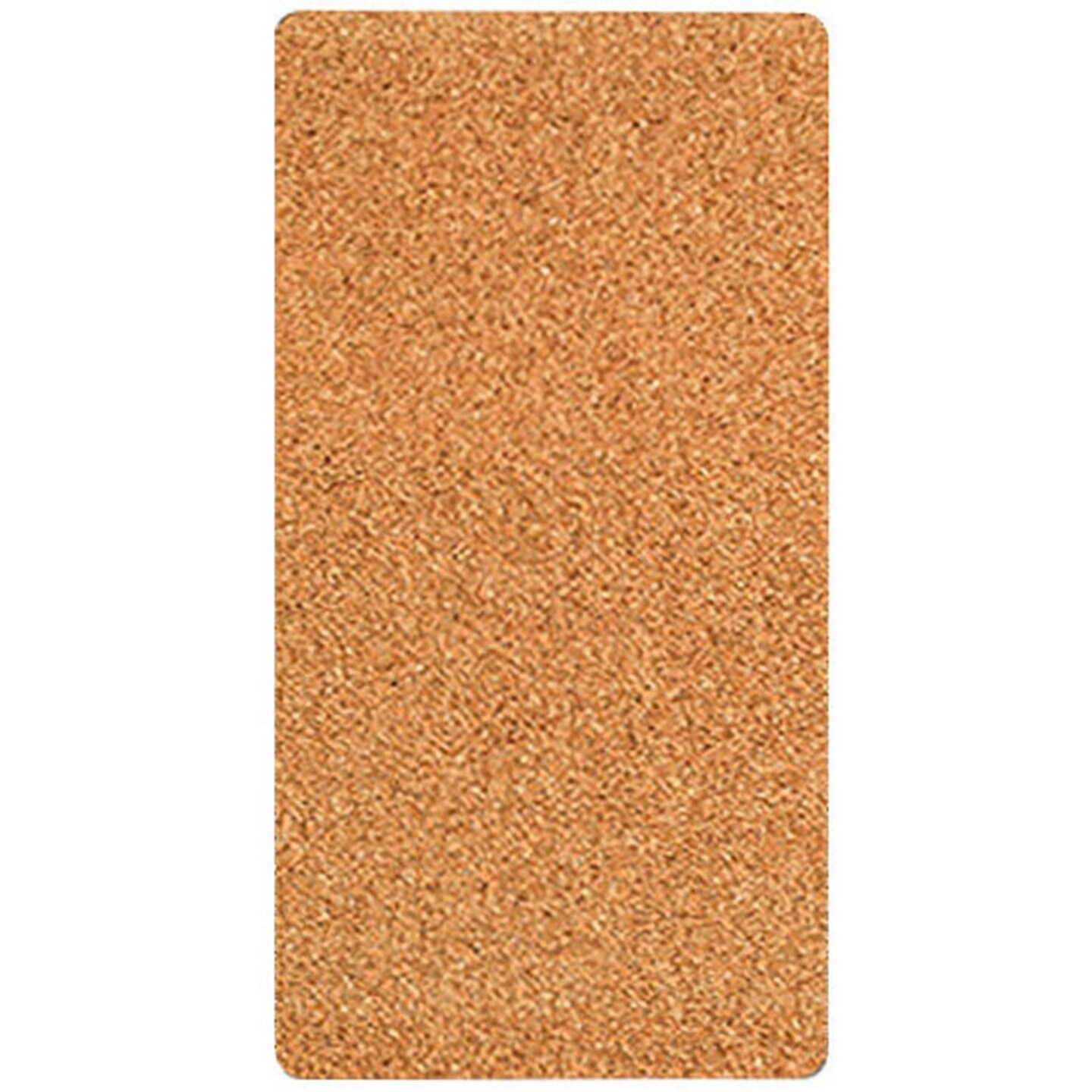 Lorell Do-it-Yourself Frameless Corkboard - 36 Height x 18 Width - Brown Cork Surface - Frameless - Aluminum Frame - 1 / Each