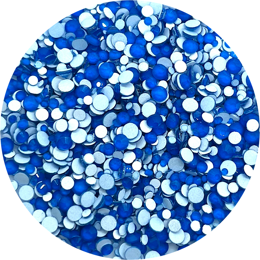 Glass Rhinestones - 90's Blue - Lauren Quigley's Rock Candy by Glitter Heart Co.™