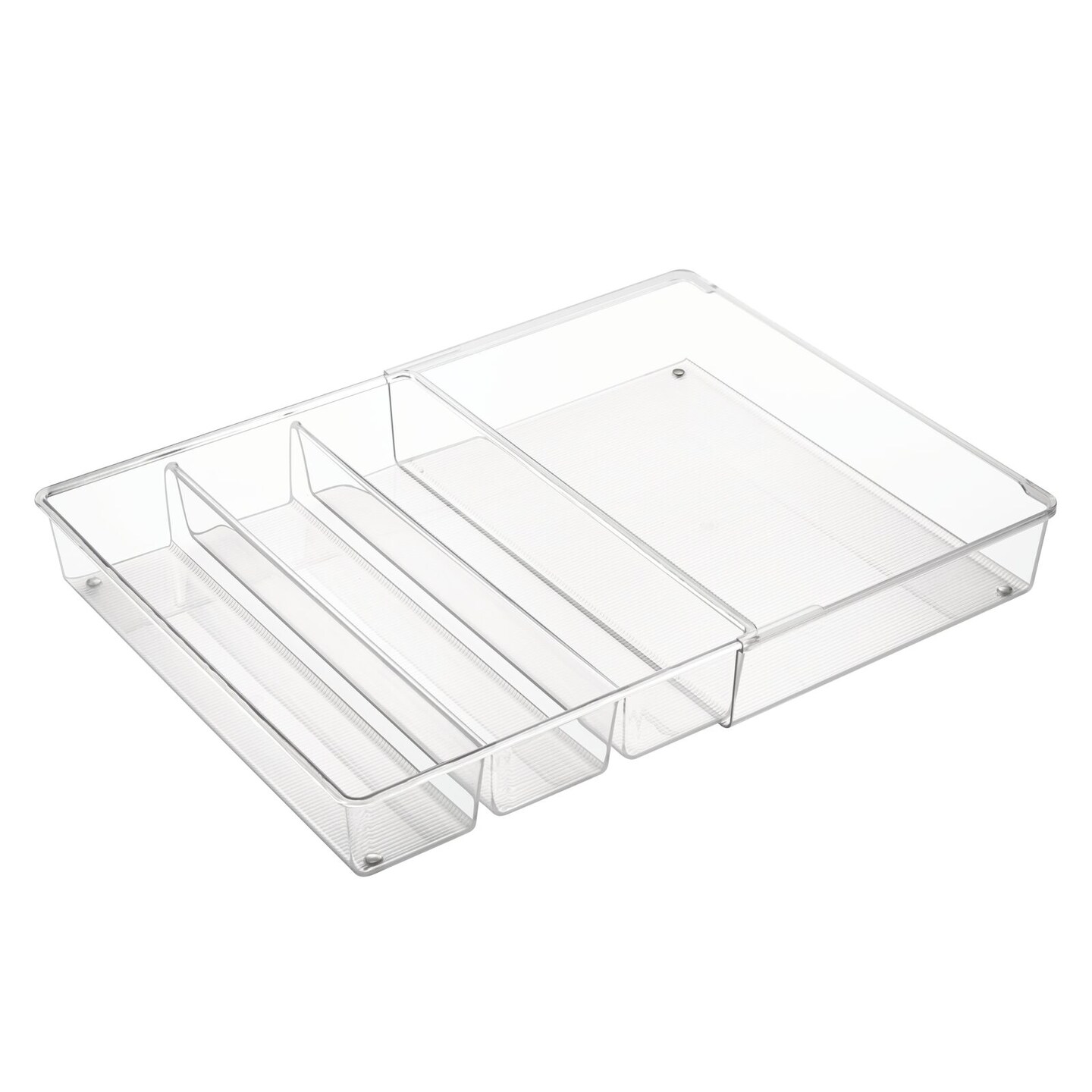mDesign Expandable Kitchen Drawer Organizer Tray for Utensils