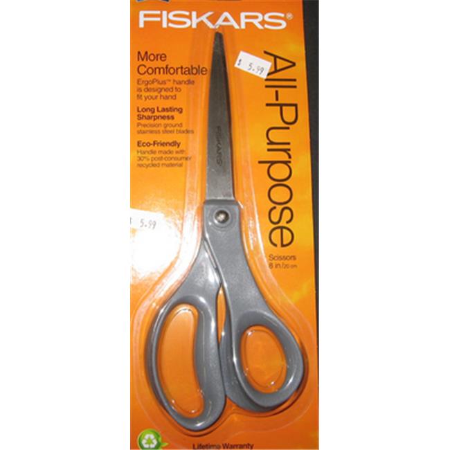 Fiskars 8-Inch Stainless Steel All-Purpose Scissors Straight