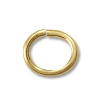 JewelrySupply Oval Jump Ring 4.6x3.0mm Open Gold Filled (4-Pcs)