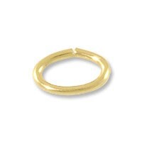 JewelrySupply Oval Jump Ring 5.5x3.6mm Open Gold Filled (4-Pcs)