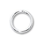 JewelrySupply Jump Ring Round Closed 7mm Sterling Silver (1-Pcs)