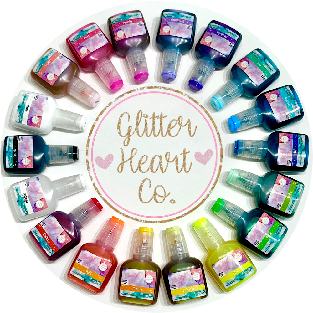 Shimmer Alcohol Ink Set by Glitter Heart Co.&#x2122;