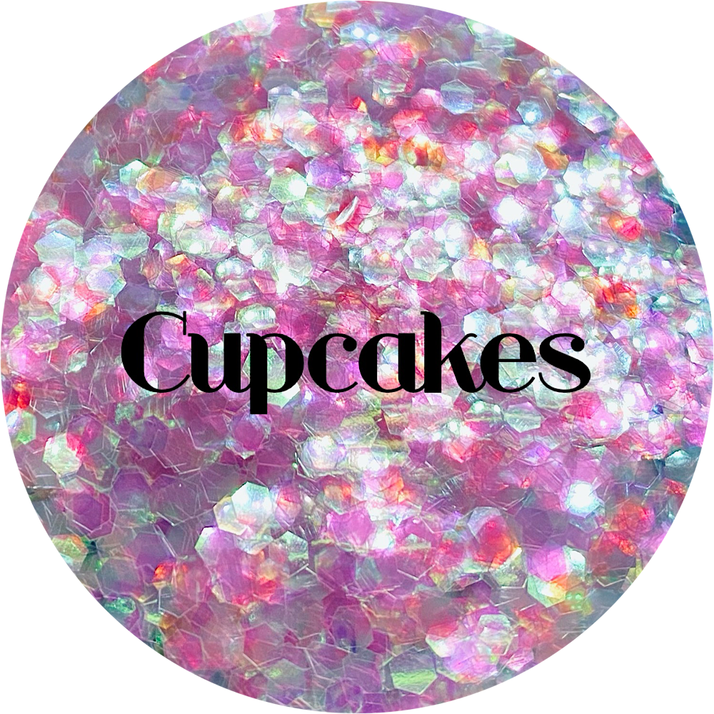 Polyester Glitter - Cupcakes by Glitter Heart Co.&#x2122;