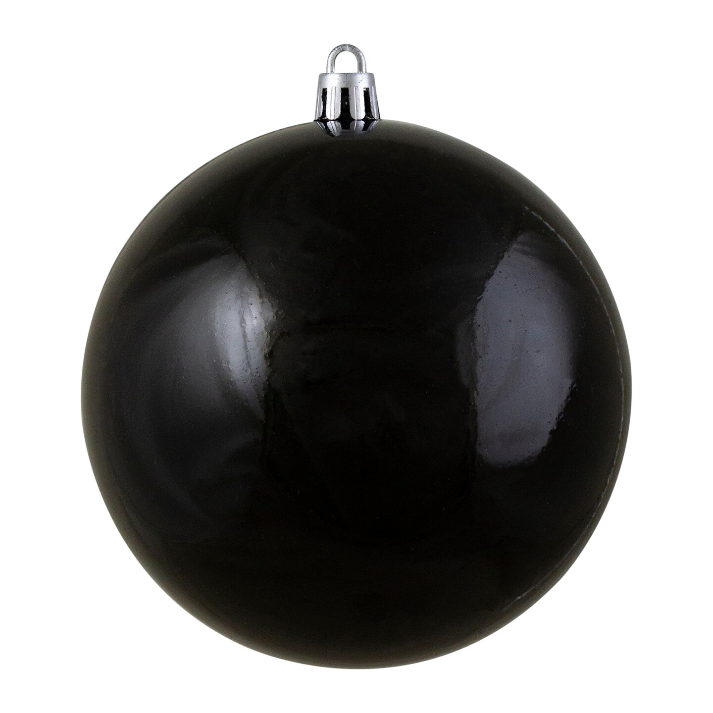 Northlight Shiny Black Shatterproof Christmas Ball Ornament 4&#x22; (100mm)
