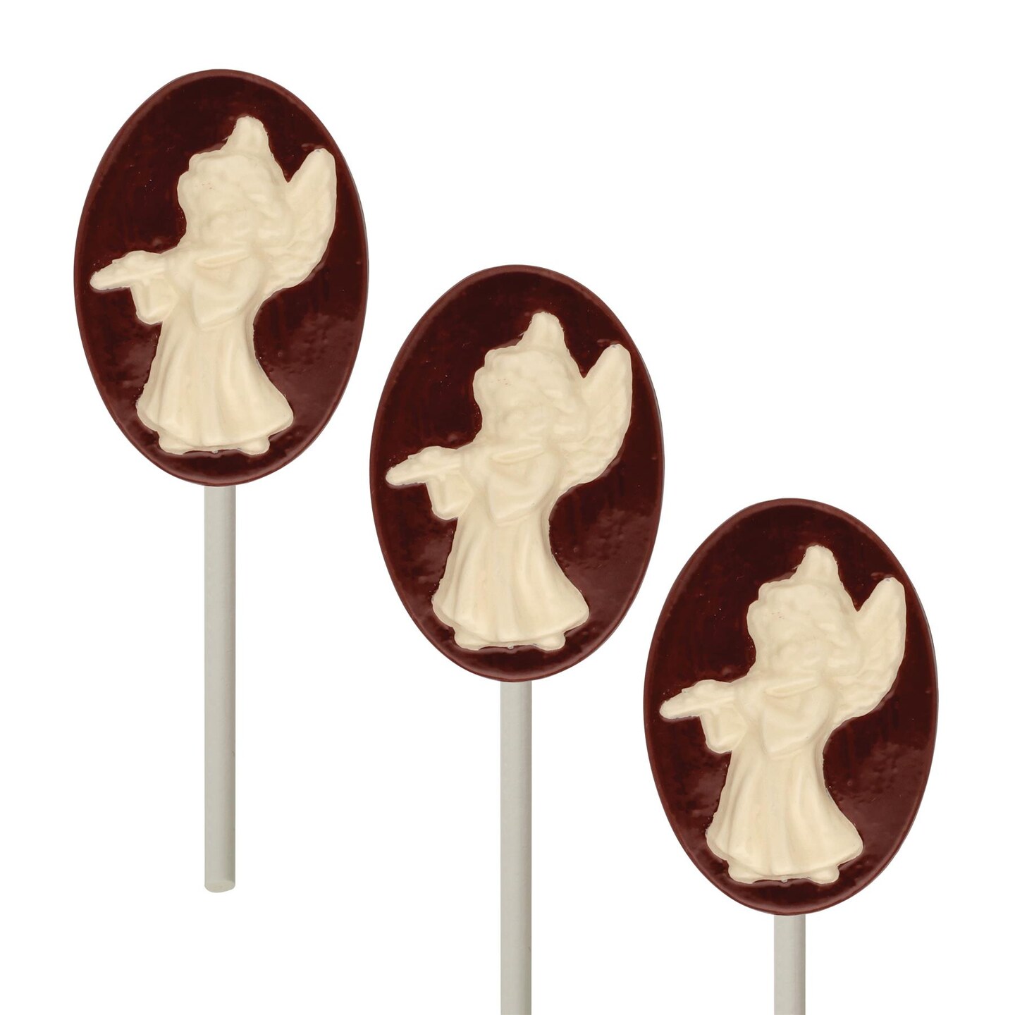 Chocolate Mold Oval Angel Lolly