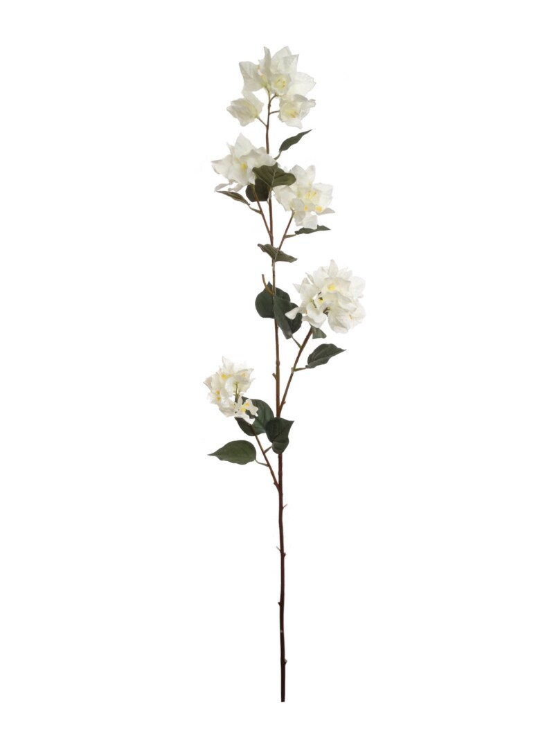 White Bougainvillea Spray with Silk Flowers &#x26; Foliage by Floral Home&#xAE;