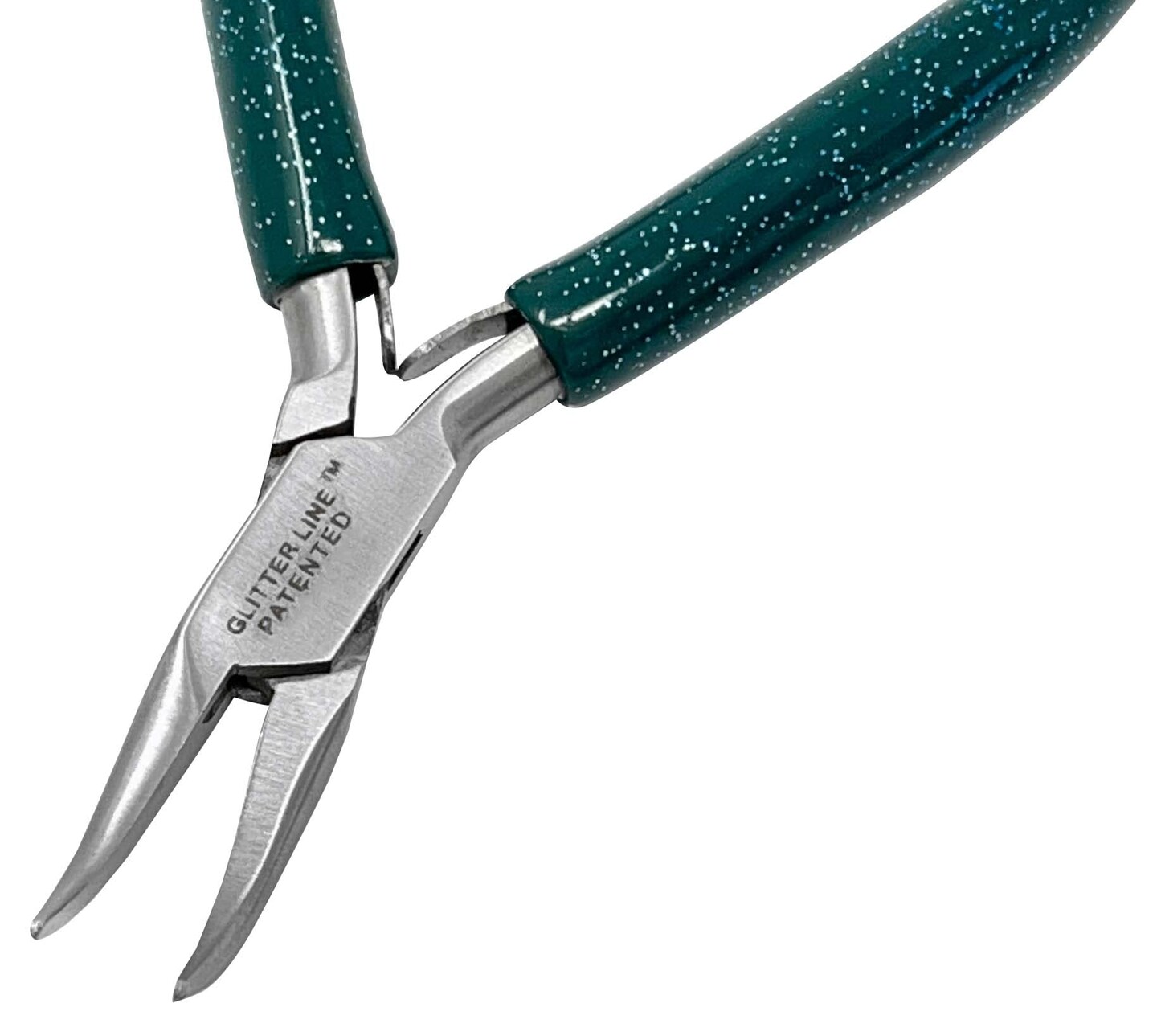 4-1/2&#x22; Glitter Line Bent Nose Plier Pliers Jewelry Making Wire Metal Forming Shaping Tool