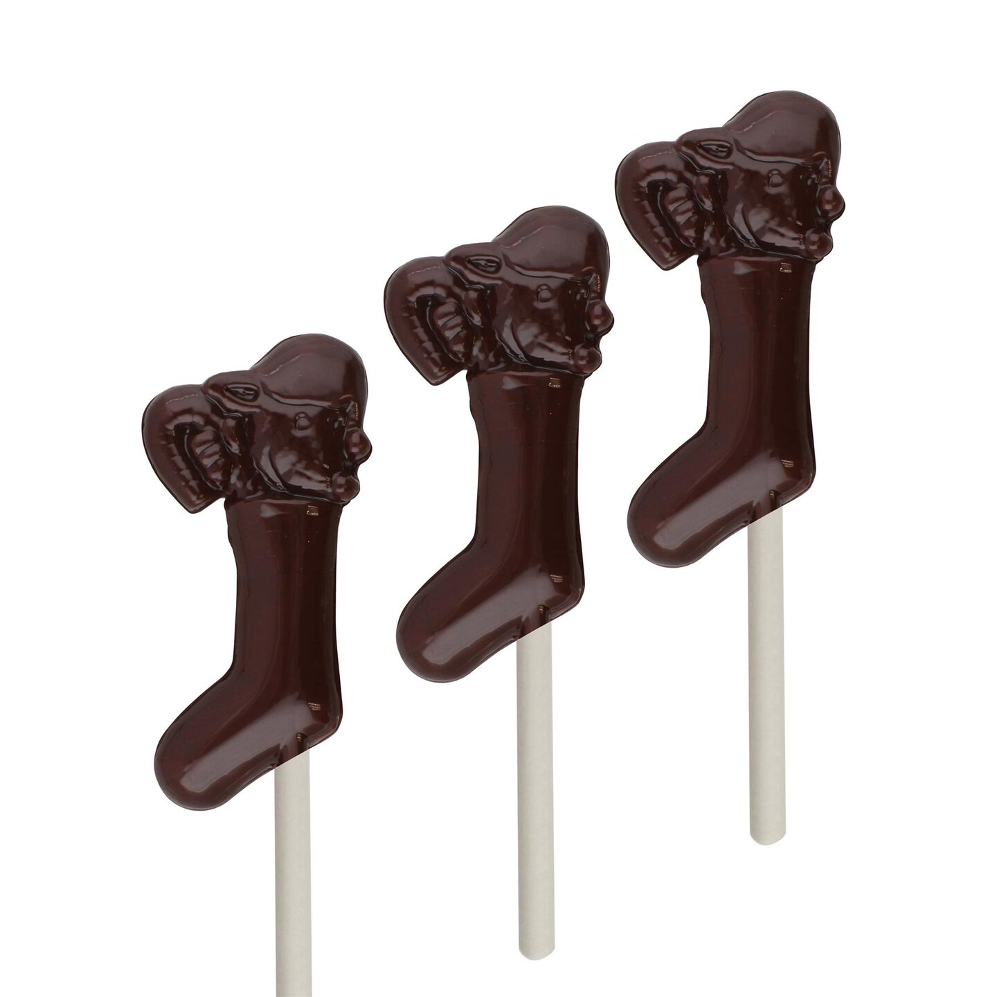 Chocolate Mold Mouse In Stocking Lolly