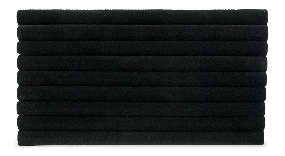 JewelrySupply Multi-Slot Ring Pad Inserts Standard Size Black
