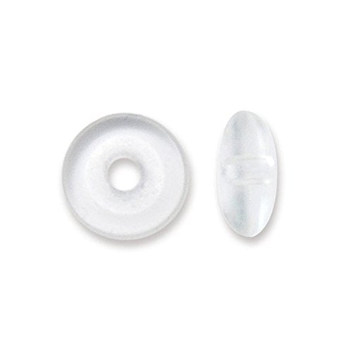 JewelrySupply Bead Bumpers 1.5mm Clear (50-Pcs)
