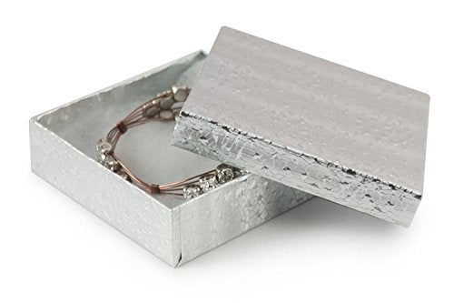 Silver Foil Jewelry Box #33 (Package of 20)
