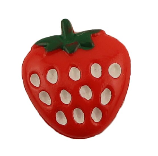 Buttons Galore and More Bulk Buttons - Strawberry- 100 Buttons