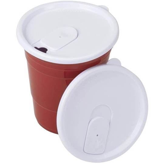 Red Cup Living Lid for 32-Ounce Cup, Set of 2