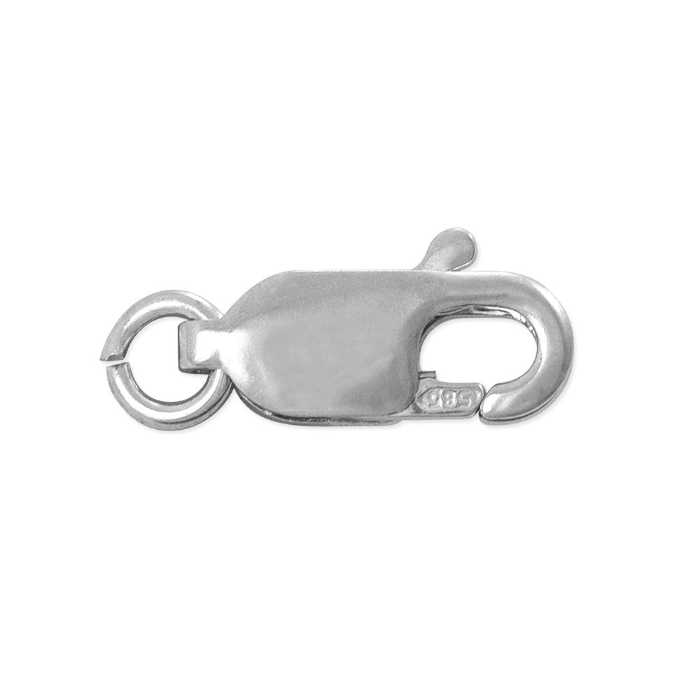 JewelrySupply 14k White Gold Lobster Claw Clasp (Size 12x5mm )