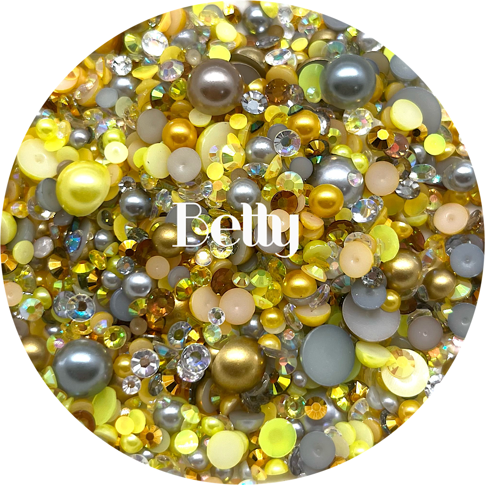 Flatback Pearl & Rhinestone Mix - Betty by Glitter Heart Co.™