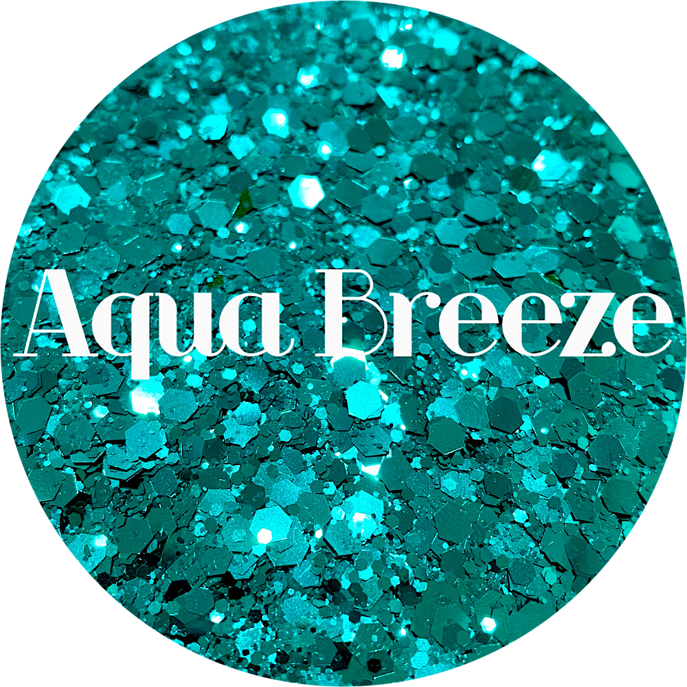 Polyester Glitter - Aqua Breeze by Glitter Heart Co.&#x2122;