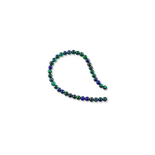 JewelrySupply Synthetic Azurite Round Beads 4mm (16&#x22; Strand)