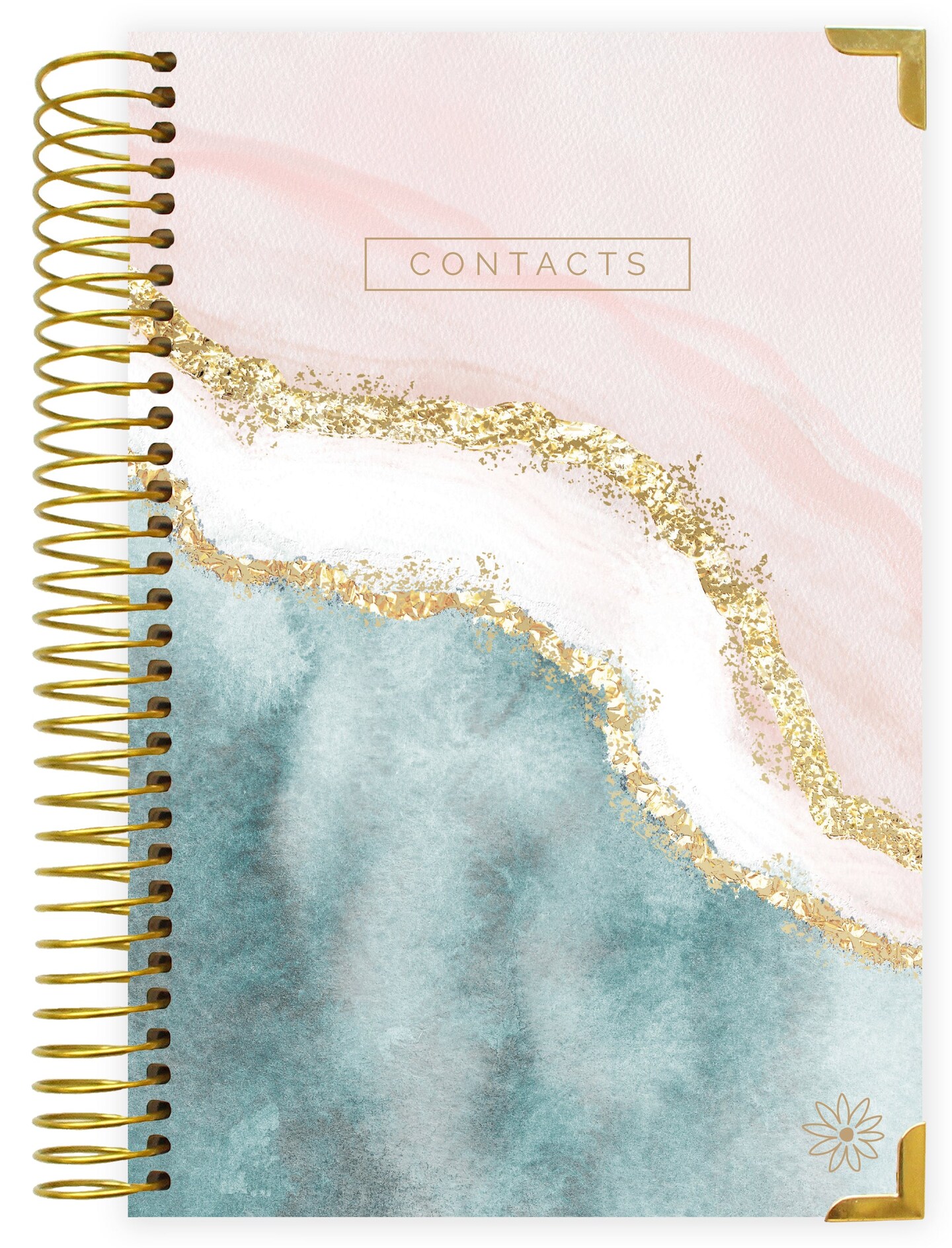 bloom daily planners Contact Book, 6&#x22; x 8.25&#x22;, Daydream Believer