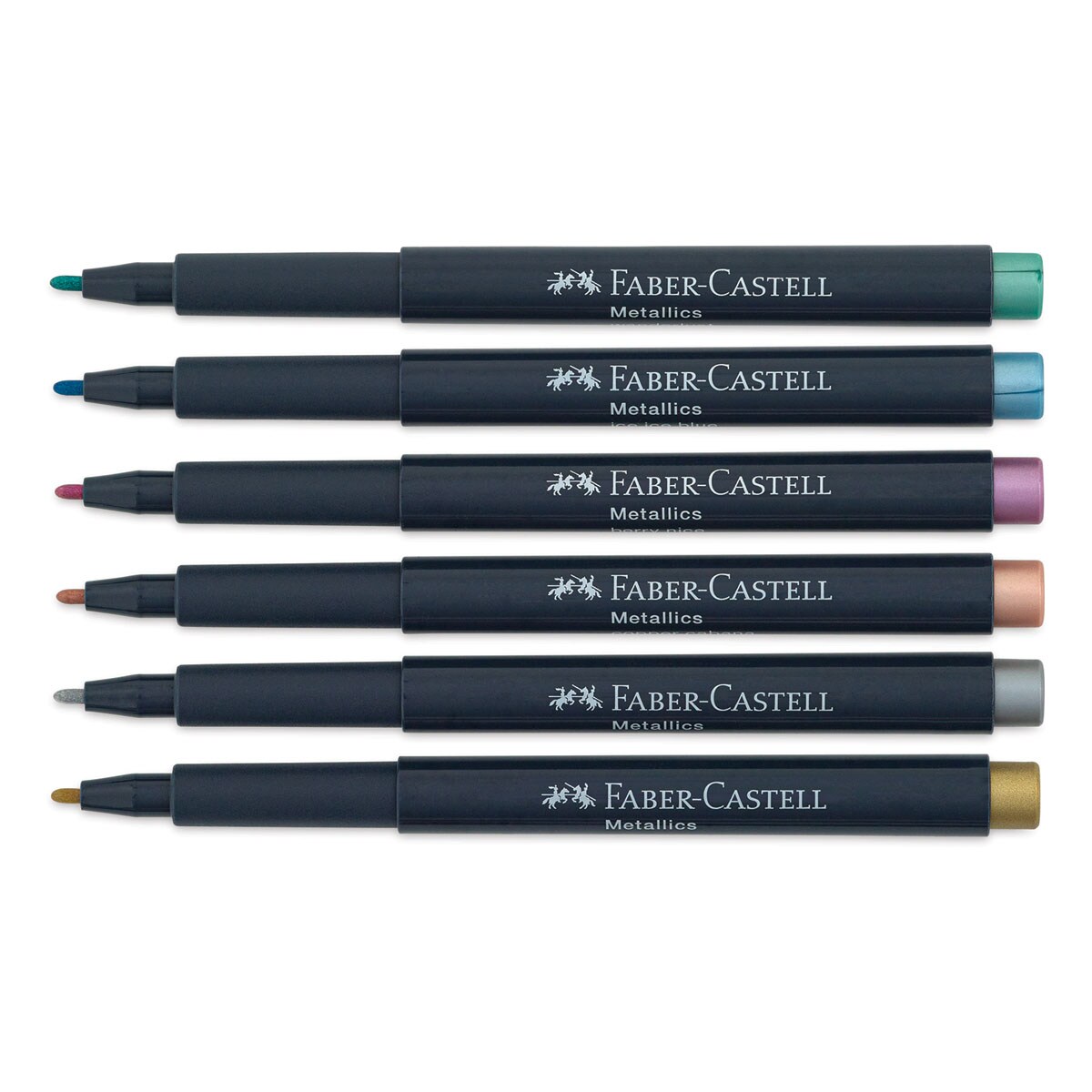 Faber Castell Metallic Markers, Set of 6