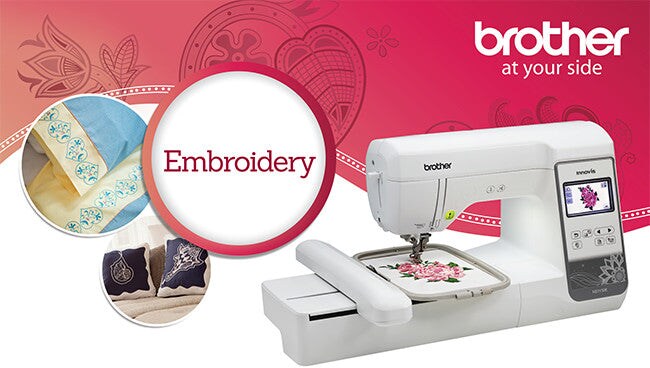 Brother Innov-is NS1150E Embroidery Machine 7x5 With SABESBLUE Software and $199 Bonus Bundle