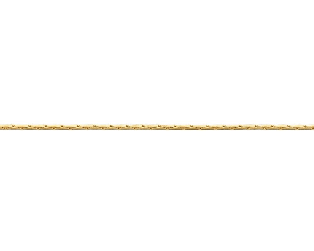 JewelrySupply 0.7mm Gold Plated Beading Chain (Priced per Foot)