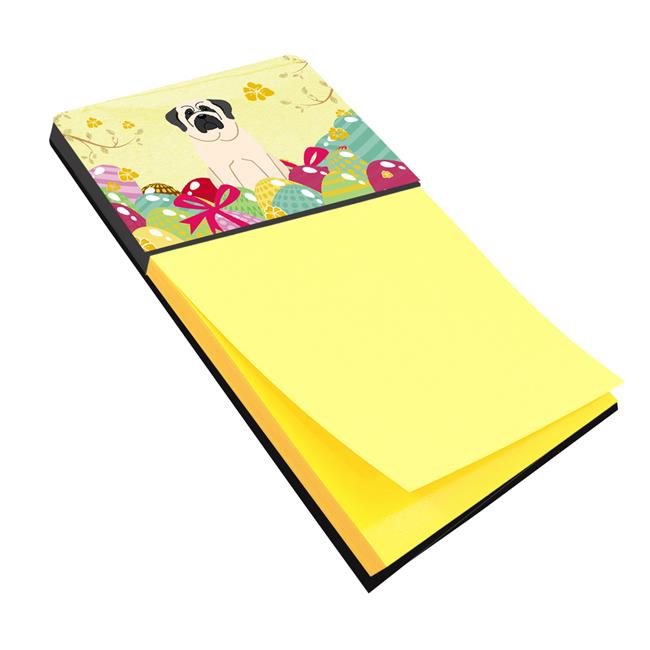 Carolines Treasures BB6017SN Easter Eggs Mastiff White Sticky Note Holder