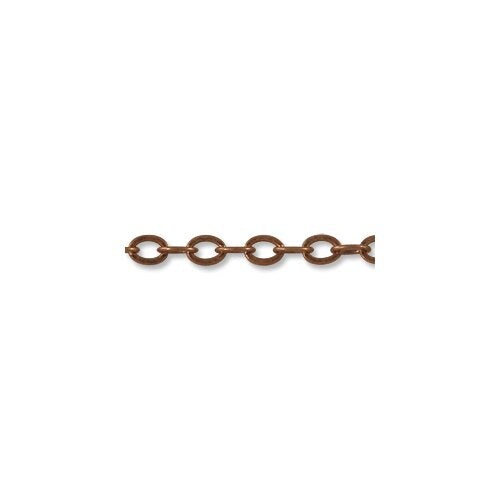 JewelrySupply Chain - Cable 3mm Antique Copper Plated (Foot)