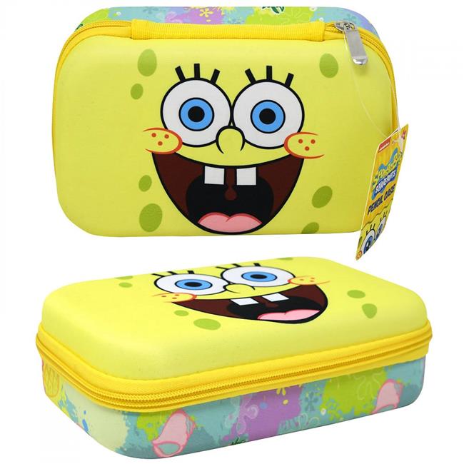 Spongebob Squarepants Bikini Floral Eva Pencil Case - Yellow