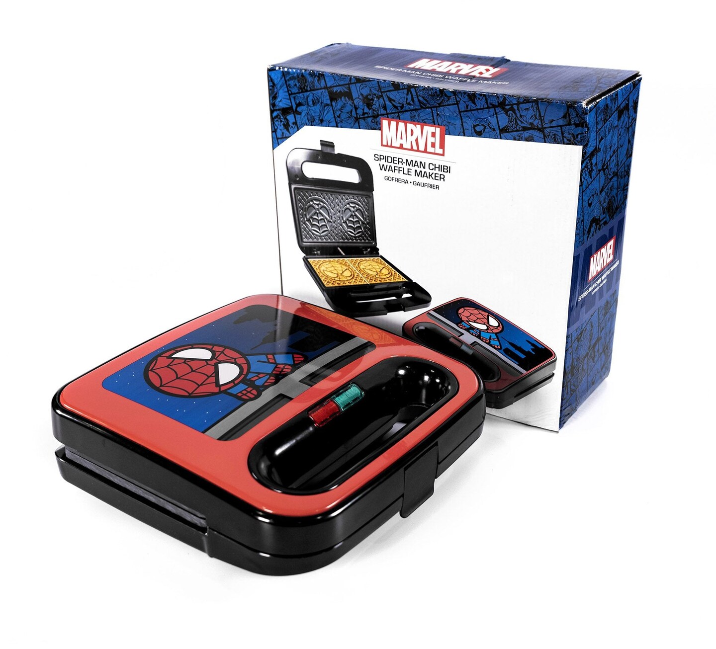 Uncanny Brands Marvel Spider-Man Square Waffle Maker